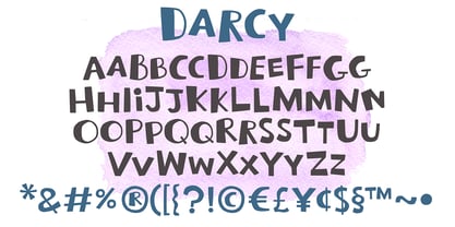 Darcy Font Poster 1