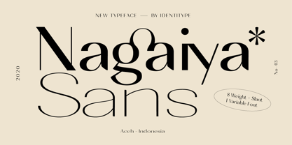 Nagaiya Font Poster 1