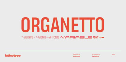 Organetto Font Poster 1