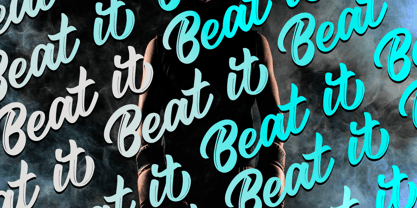 Rolling Beat Font Poster 5