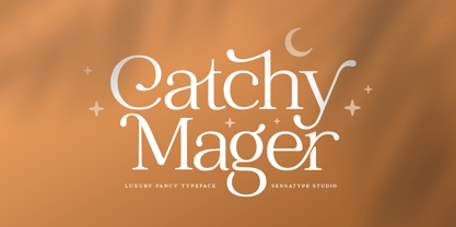 Catchy Mager Font Poster 1