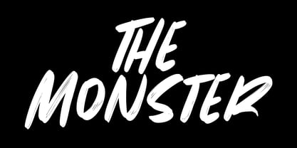 The Monster Font Poster 1