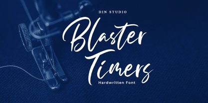 Blaster Timers Font Poster 1