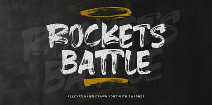 Rockets Battle Font Poster 1