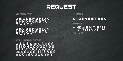 Request Font Poster 3