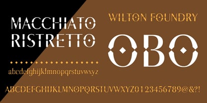 OBO Regular Font Poster 2