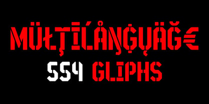 STP Stencil Cyrillic Fuente Póster 5