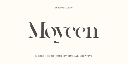 Moycen Font Poster 1