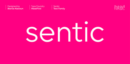 Sentic Font Poster 1