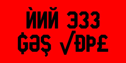 STP Display Cyrillic Font Poster 6
