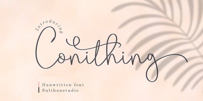 Conithing Font Poster 1