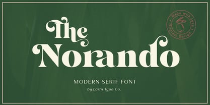 Norando Font Poster 1
