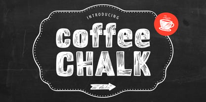 Coffee Chalk Font Poster 1