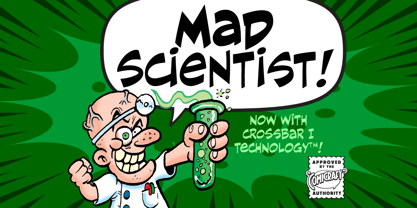 Mad Scientist Font Poster 1