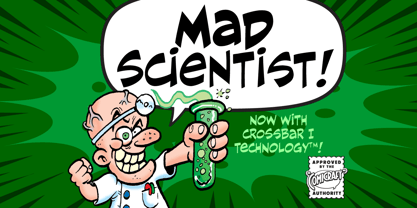 Mad Scientist Fuente Póster 1