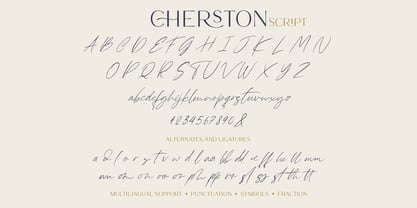 Cherston Font Poster 15