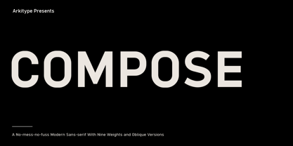 Compose Font Poster 1