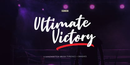 Ultimate Victory Font Poster 1