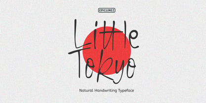 Little Tokyo Font Poster 1