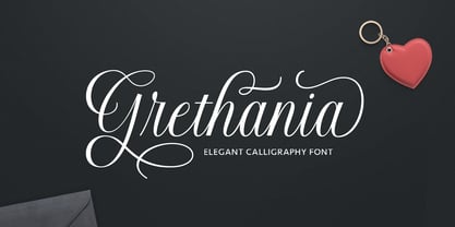Grethania Script Police Poster 1