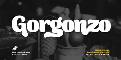 Gorgonzo Font Poster 1