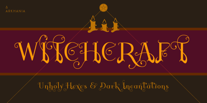Arkhania Font Poster 5