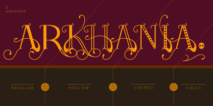 Arkhania Font Poster 2