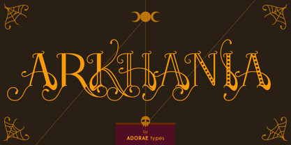 Arkhania Font Poster 1