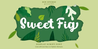 Sweet Fig Font Poster 1