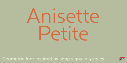 Anisette Std Petite Fuente Póster 1