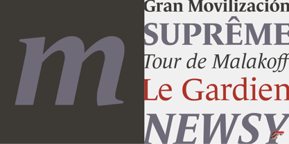 Le Monde Journal Std Font Poster 3