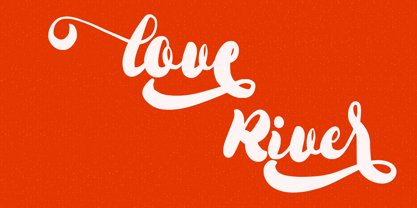 Love River Font Poster 1