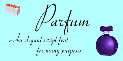 Parfum Font Poster 1