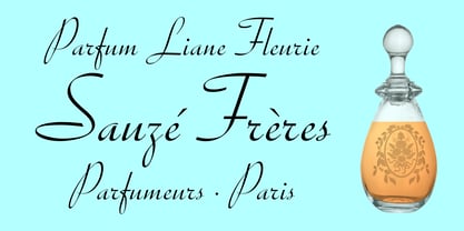 Parfum Font Poster 4