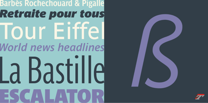 Parisine Std Font Poster 3