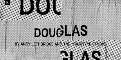 Douglas Font Poster 1