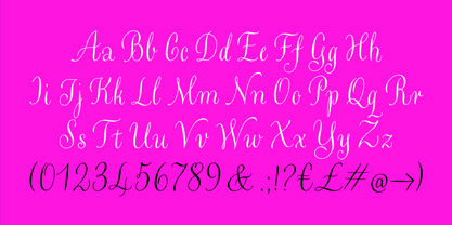 Maybelle Font Poster 7