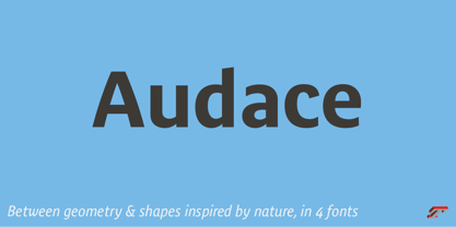 Audace Std Font Poster 1
