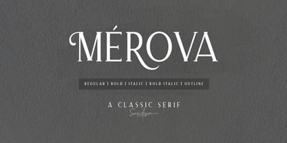 Merova Font Poster 1