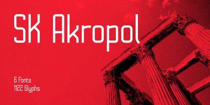 SK Akropol Font Poster 1