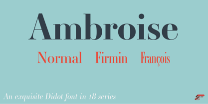 Ambroise Std Font Poster 1