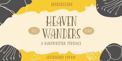 Heaven Wanders Font Poster 1