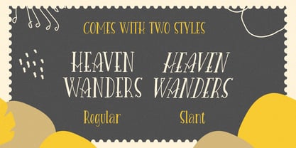Heaven Wanders Font Poster 2