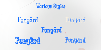 Funyard Font Poster 6