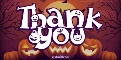 Spooky Pumpkin Font Poster 10
