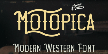 Motopica Font Poster 1