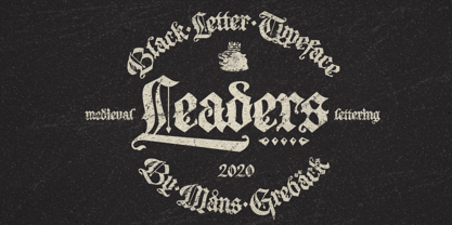 Leaders Font Poster 1