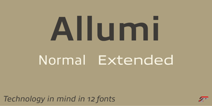 Allumi Std Font Poster 1