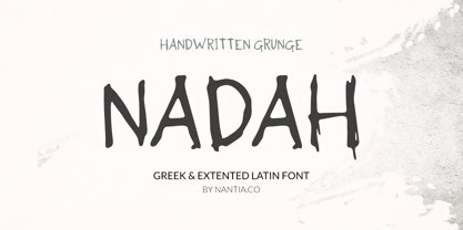 Nadah Font Poster 1