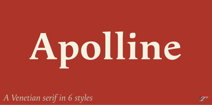 Apolline Std Font Poster 1